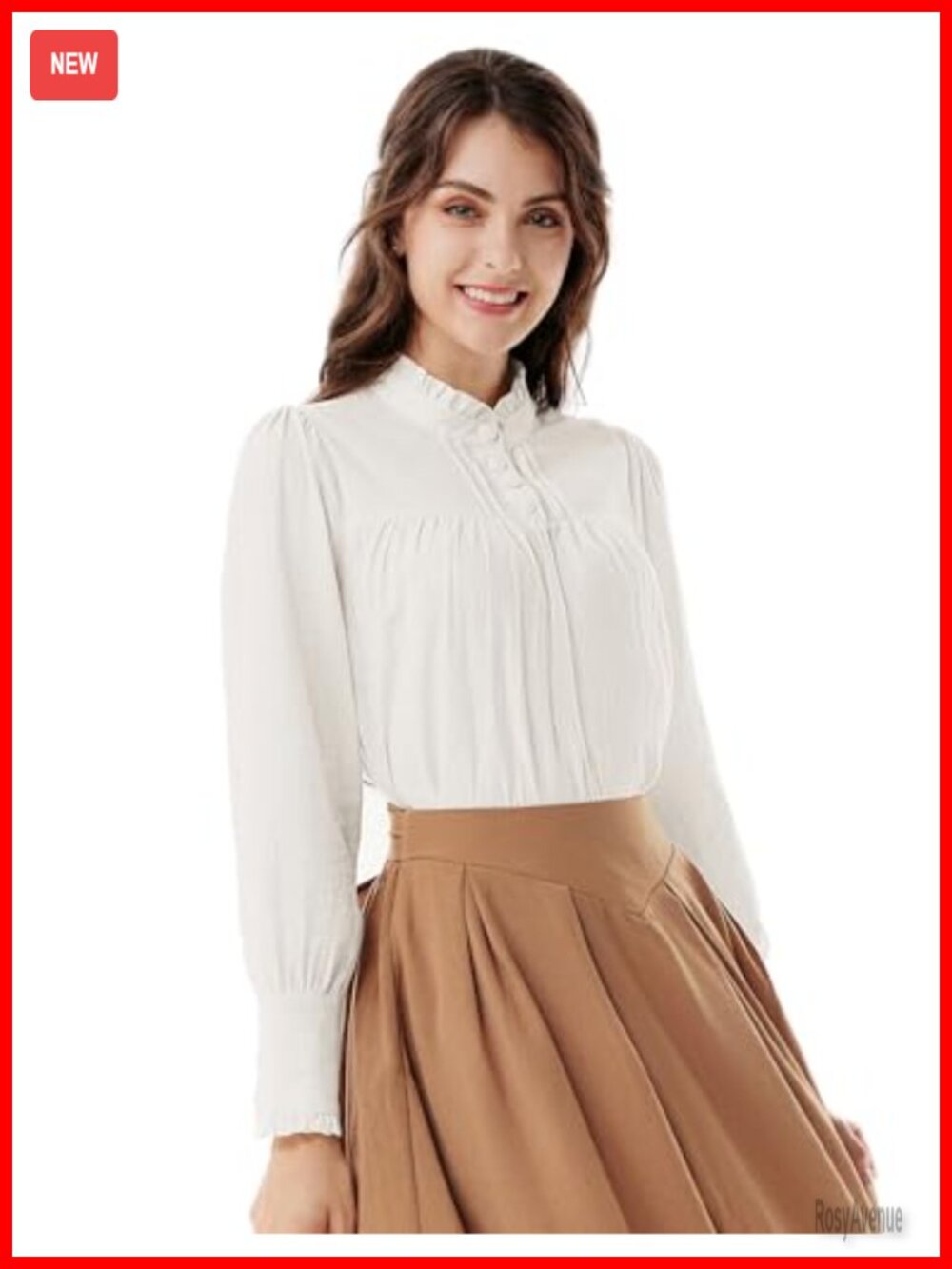 Gothic Victorian Cotton Blouse Renaissance Peasant Top